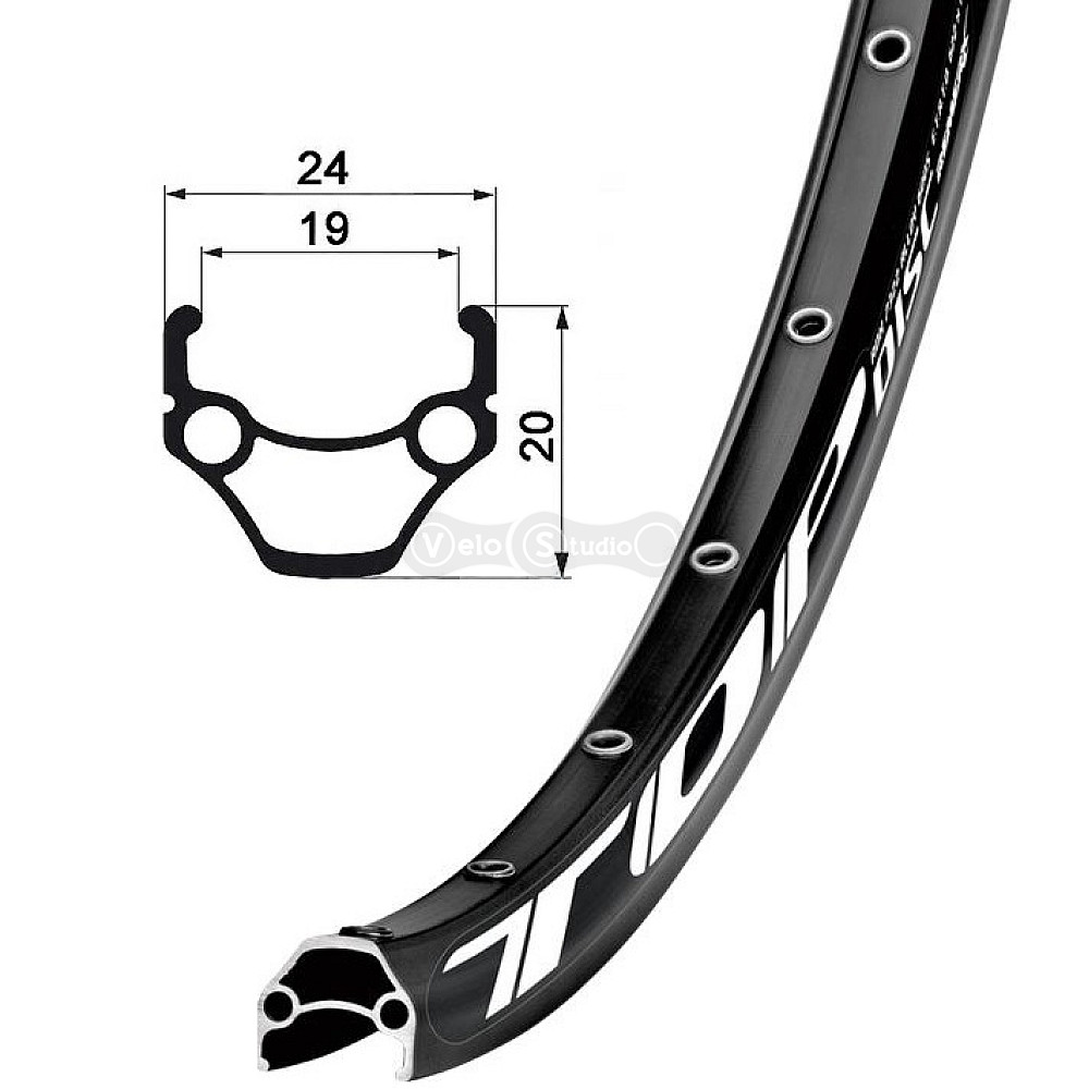 Обід Remerx TOP DISC RX 3019, 29x19, 32 спиці, AV