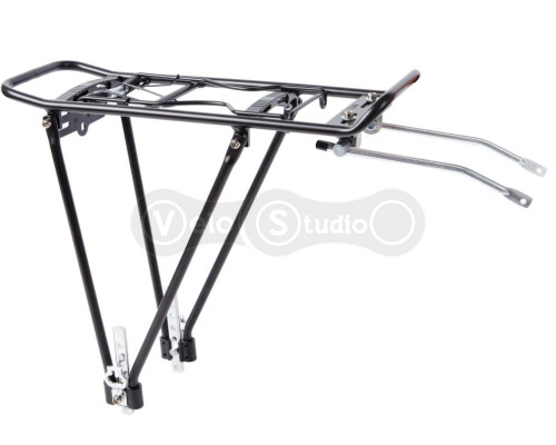 Багажник KAIWEI KW-637-08-01 AL регулируемый крепеж 26-29 дююймов