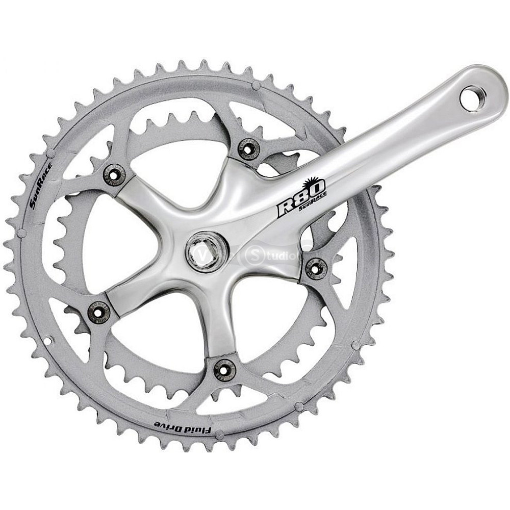 Шатуны SUN RACE R83 42/52T L170мм 8/9 скоростей, серебро