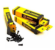 Ниппель Pillar PB 14,  14G, 16мм латунный черный (72шт в упаковке)