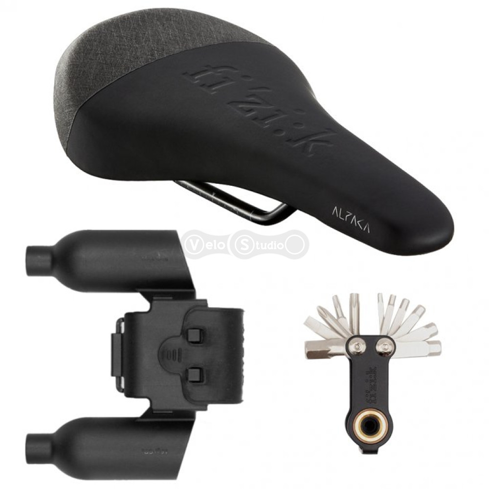 Седло Fizik Gravita Alpaca + carriage kit - 251x130 mm, Enduro, Downhill, 362гр. black