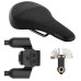 Седло Fizik Gravita Alpaca + carriage kit - 251x130 mm, Enduro, Downhill, 362гр. black