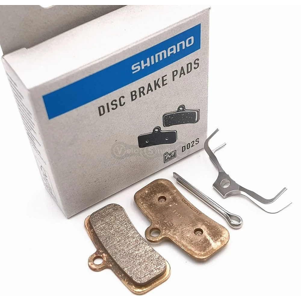 Тормозные колодки Shimano D02S металл, Y8FF98010