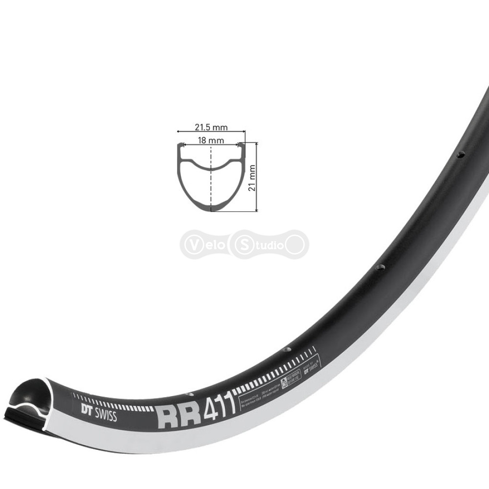 Обод DT Swiss RR 411 700C 24 спицы