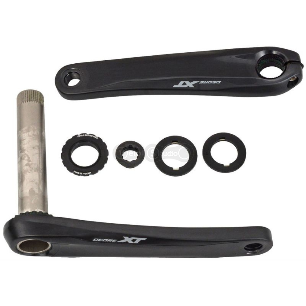 Шатуны Shimano FC-M8120-1 DEORE XT, Hollowtech II 175мм без звезды