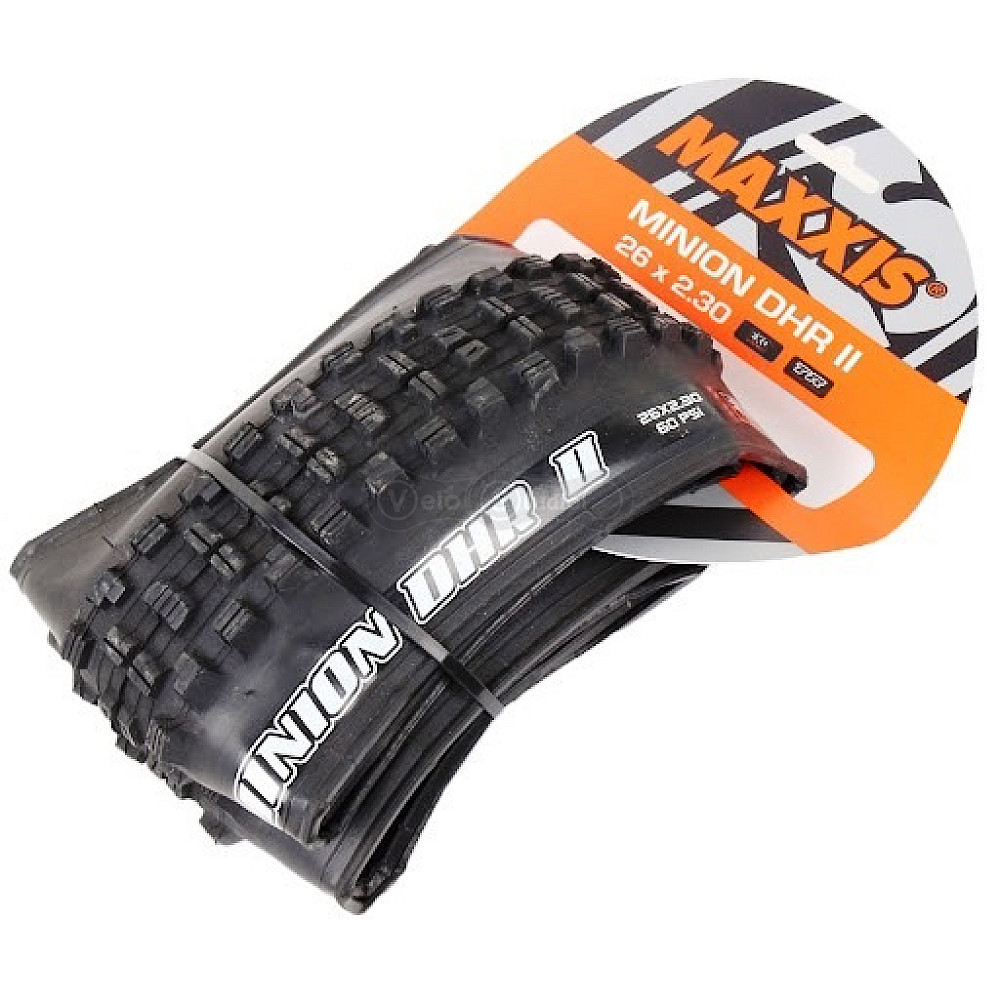 Вело покрышка Maxxis Minion DHR II 26x2.30, складная, EXO/TR 60TPI, задняя