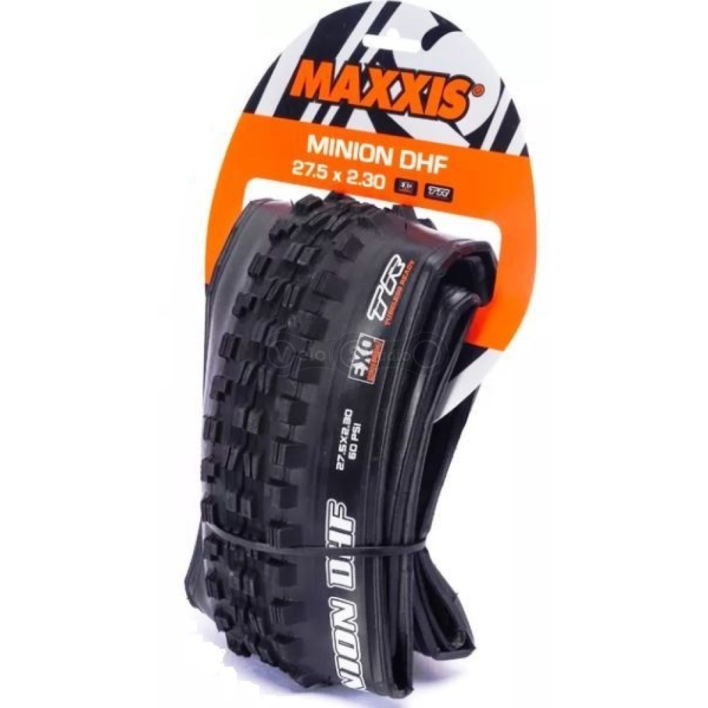 Вело покрышка Maxxis Minion DHR II 27.5x2.30, складная, EXO/TR 60TPI, 60a, задняя