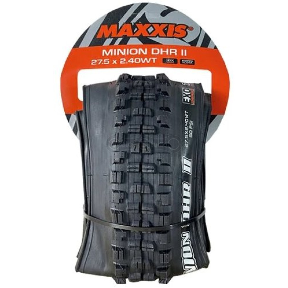 Вело покрышка Maxxis Minion DHR II 27.5x2.40WT, складная,EXO/TR 60TPI, задняя