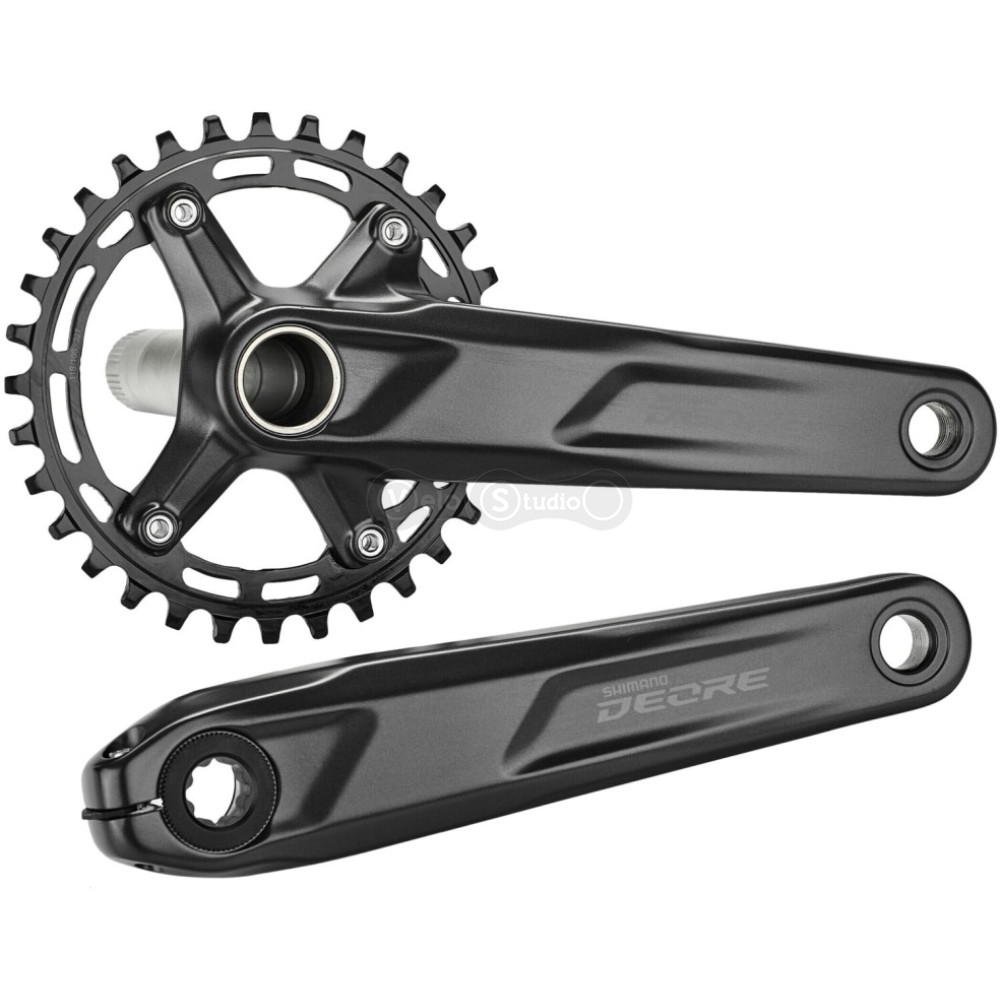 Шатуни Shimano FC-M5100-1 DEORE, 175мм 32T 10/11 швидкостей, OEM