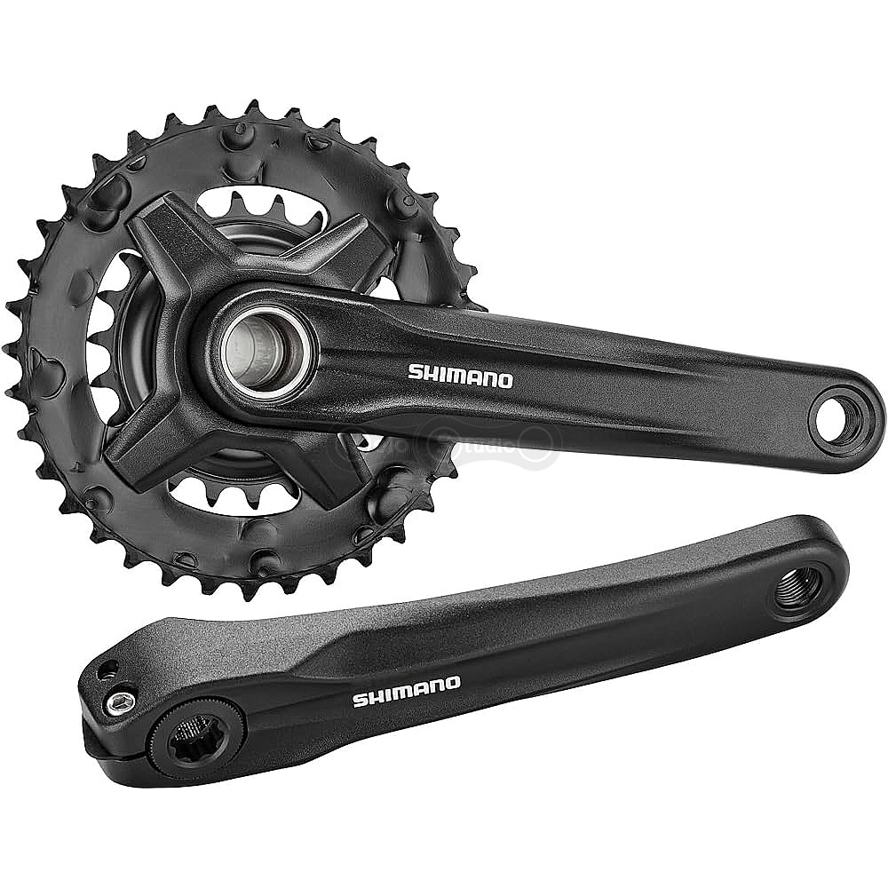 Шатуны Shimano FC-MT210-2, 170 мм, 46X30, Hollowtech ll, OEM