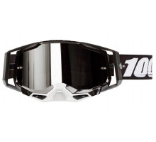 Очки-маска Ride 100% Racecraft 2 Goggle Black - Mirror Silver Lens