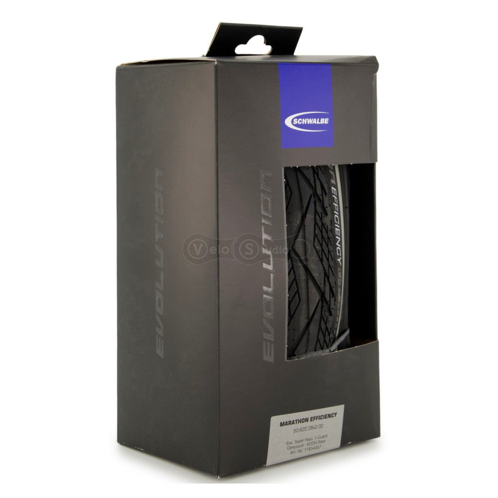 Покришка 28x2.15 Schwalbe MARATHON EFFICIENCY Evo, Super Race, V-Guard, F B/B-SK+RT