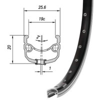 Обід Mach1 260, 700C 36 отворів AV, чорний