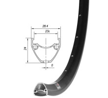 Обід Mach1 PULSE 23 700 32 отвори, Tubeless Ready