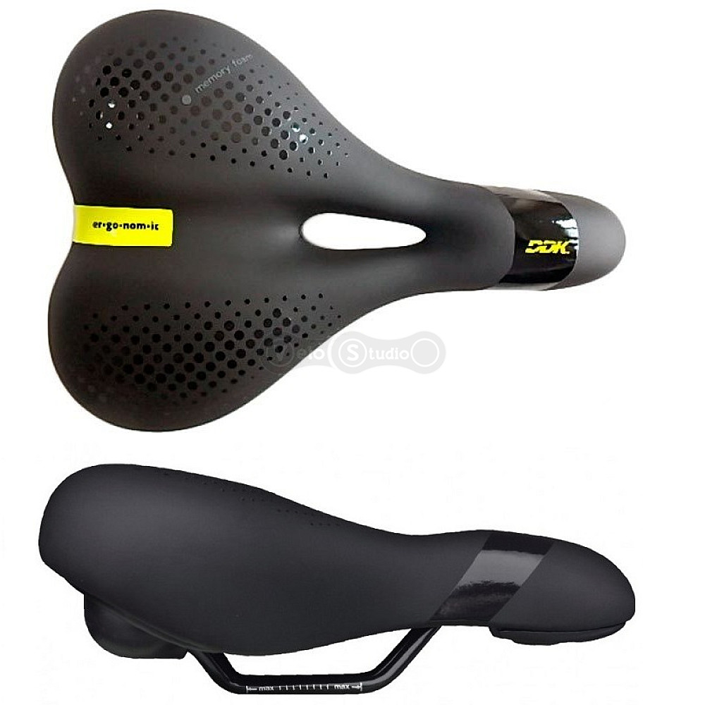 Сідло DDK 391 Memory Foam 265x190 чорне