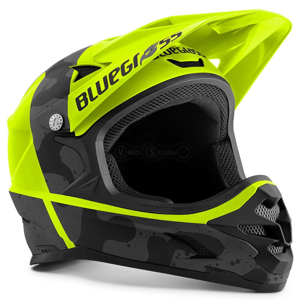 Вело шолом Bluegrass Intox Fluo Yellow Black Matt M (56-58 см)
