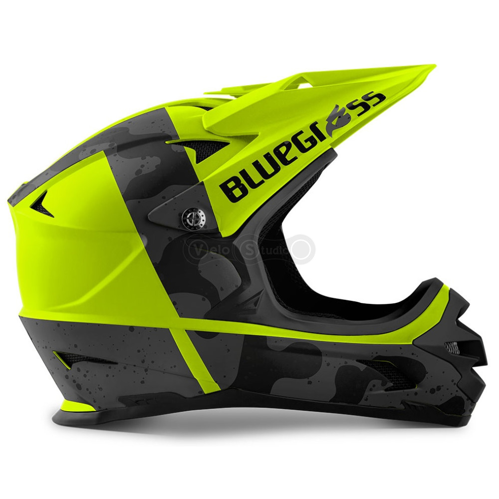 Вело шолом Bluegrass Intox Fluo Yellow Black Matt M (56-58 см)