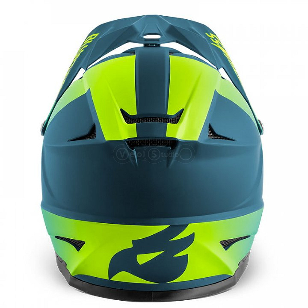 Вело шлем Bluegrass Intox Petrol Blue Fluo Yellow Matt XS (52-54 см)