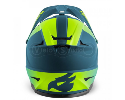 Вело шлем Bluegrass Intox Petrol Blue Fluo Yellow Matt XS (52-54 см)
