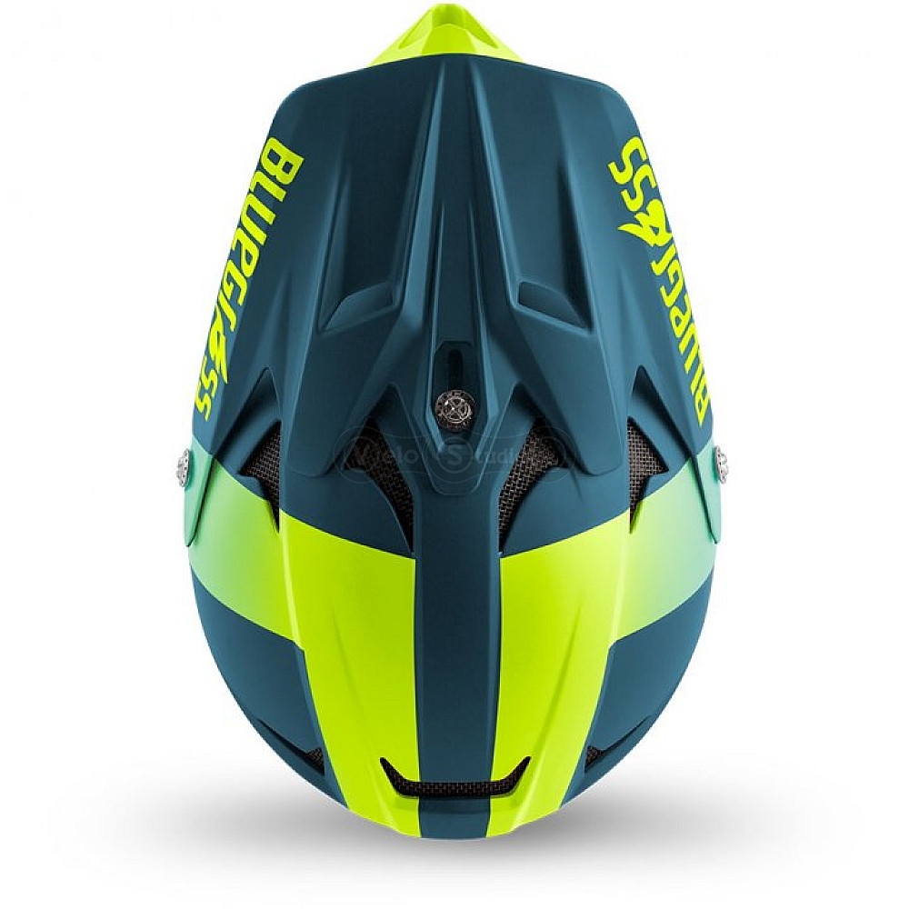 Вело шлем Bluegrass Intox Petrol Blue Fluo Yellow Matt XS (52-54 см)
