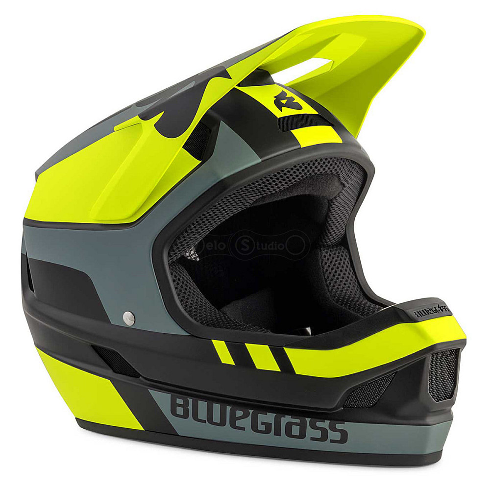 Вело шолом Bluegrass Legit Black Fluo Yellow Gray Matt L (58-60 см)