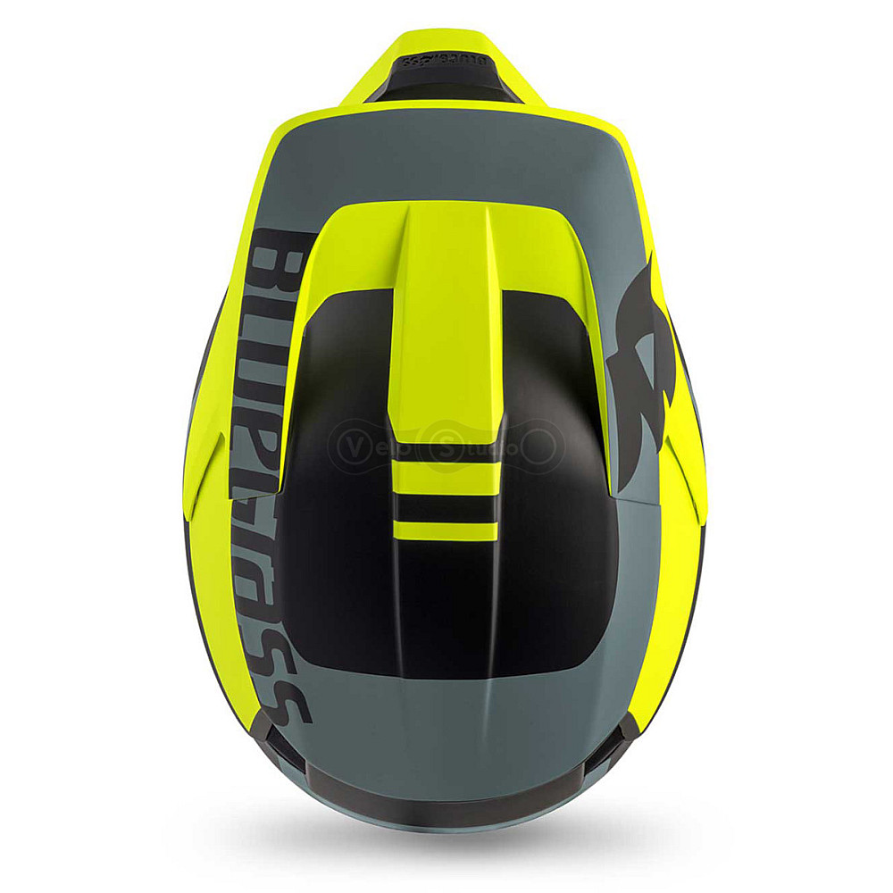 Вело шолом Bluegrass Legit Black Fluo Yellow Gray Matt L (58-60 см)