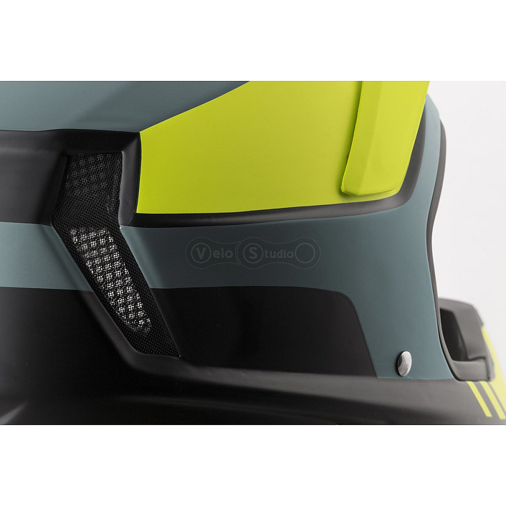 Вело шолом Bluegrass Legit Black Fluo Yellow Gray Matt L (58-60 см)