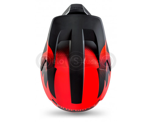 Вело шлем Bluegrass Legit Red Black Texture Matt M (56-58 см)