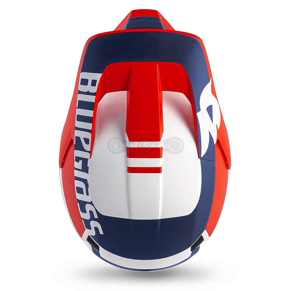 Вело шлем Bluegrass Legit White Red Blue Matt M (56-58 см)
