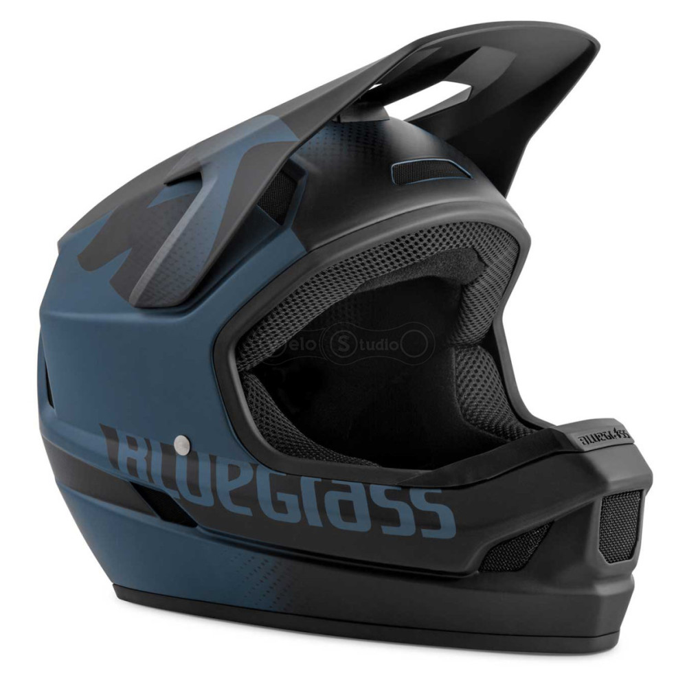 Вело шлем Bluegrass Legit Petrol Blue Black Texture Matt XL (60-62 см)