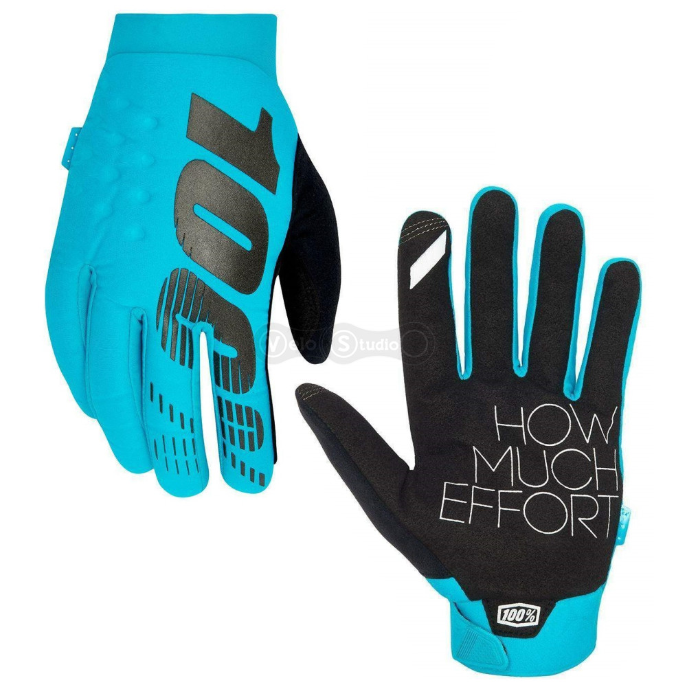 Зимние перчатки RIDE 100% Brisker Cold Weather Turquoise размер S