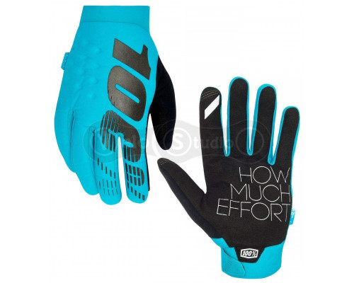 Зимние перчатки RIDE 100% Brisker Cold Weather Turquoise размер M