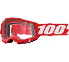 Маска Ride 100% Accuri 2 Goggle Red - Clear Lens