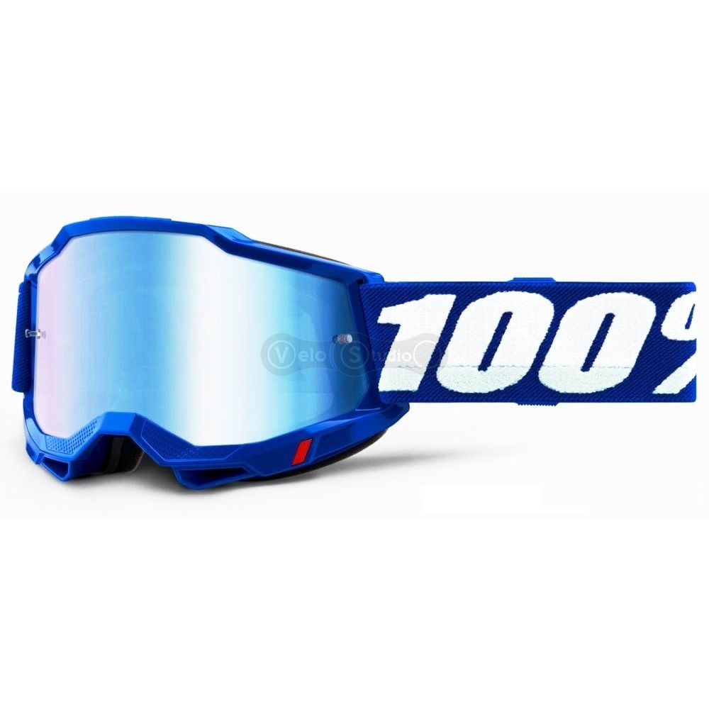 Маска Ride 100% Accuri 2 Goggle Blue - Mirror Blue Lens