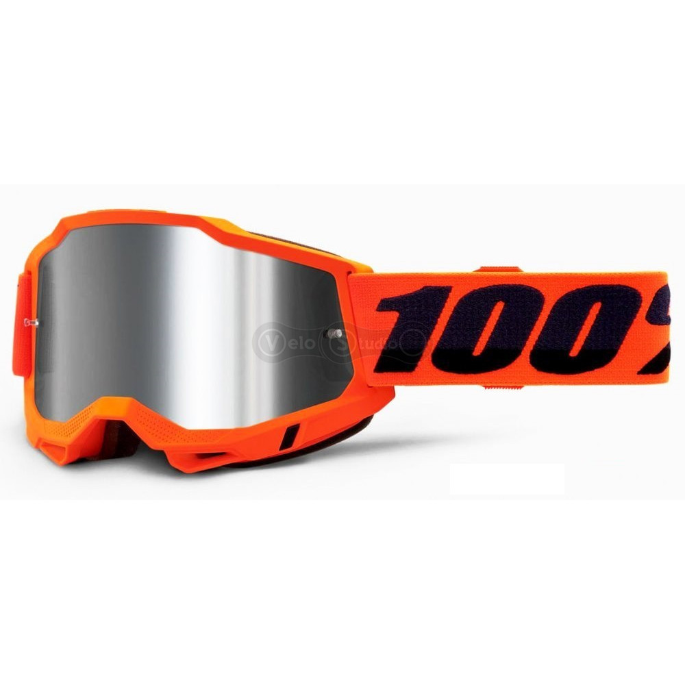 Маска Ride 100% Accuri 2 Goggle Orange - Mirror Silver Lens