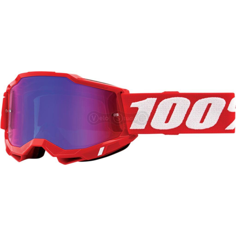 Маска Ride 100% Accuri 2 Goggle Red - Mirror Red/Blue Lens