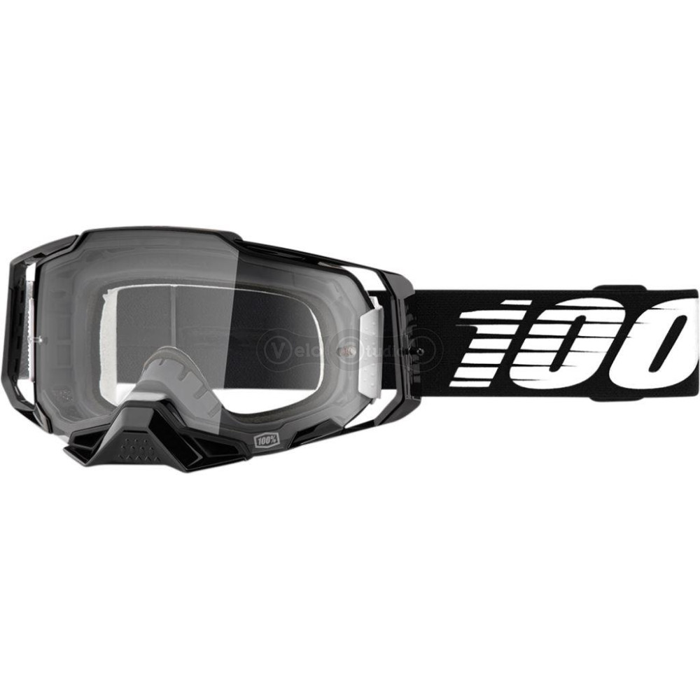 Маска Ride 100% Armega Goggle Black - Clear Lens