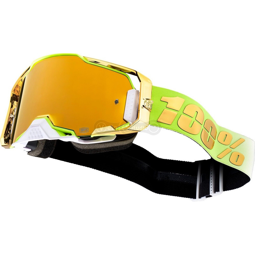 Маска Ride 100% Armega Goggle Feelgood - True Gold Lens
