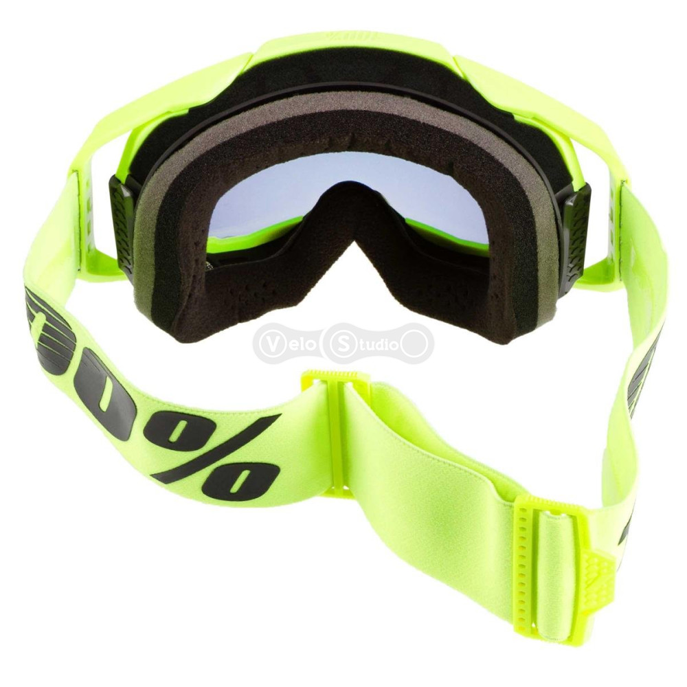 Маска Ride 100% Armega Goggle Nuclear Citrus - Gold Mirror Lens