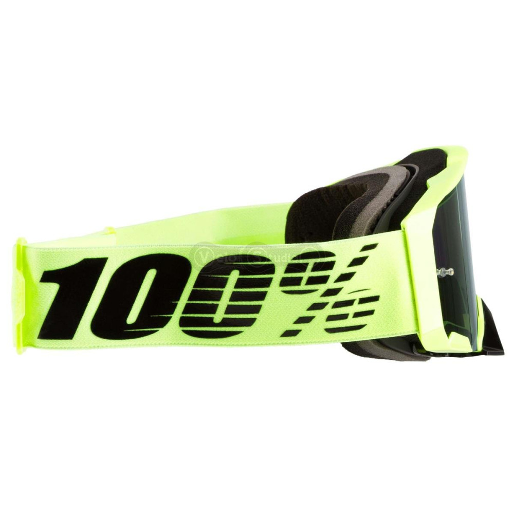Маска Ride 100% Armega Goggle Nuclear Citrus - Gold Mirror Lens