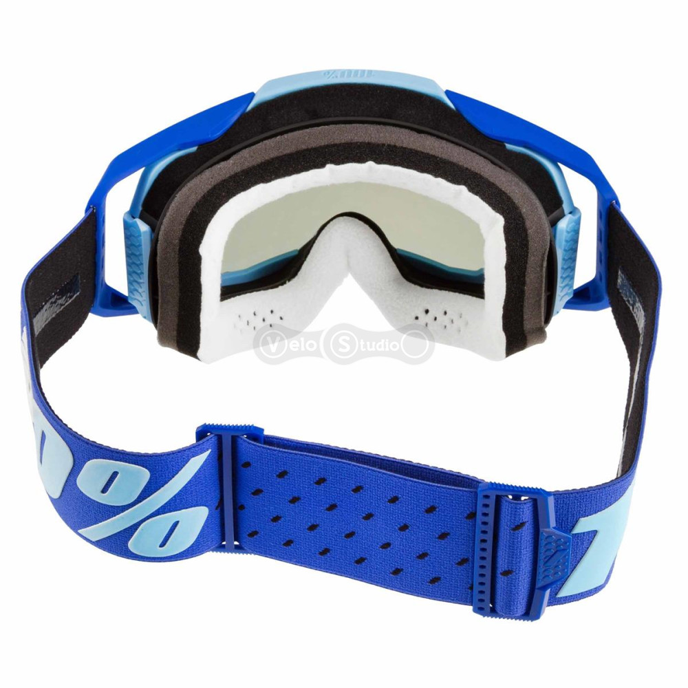 Маска Ride 100% Armega Goggle Royal - Mirror Blue Lens