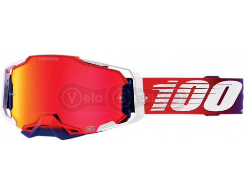 Маска Ride 100% Armega Goggle HiPER Factory - Red Mirror Lens