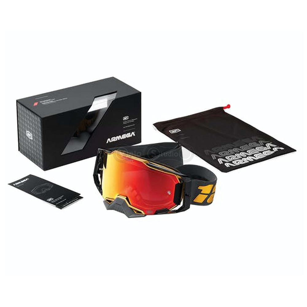 Маска Ride 100% Armega Goggle HiPER Falcon 5 - Red Mirror Lens