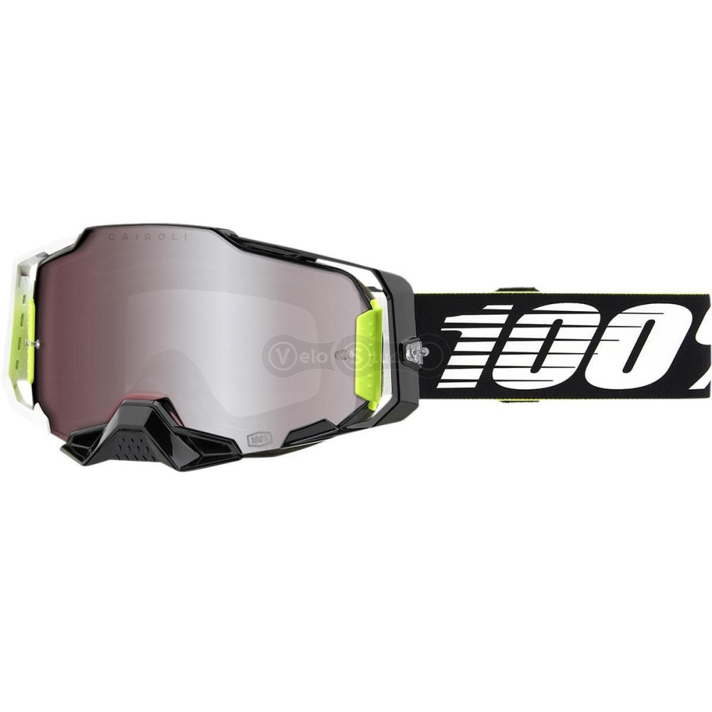 Маска Ride 100% Armega Goggle HiPER Racr - Silver Mirror Lens