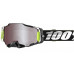Маска Ride 100% Armega Goggle HiPER Racr - Silver Mirror Lens