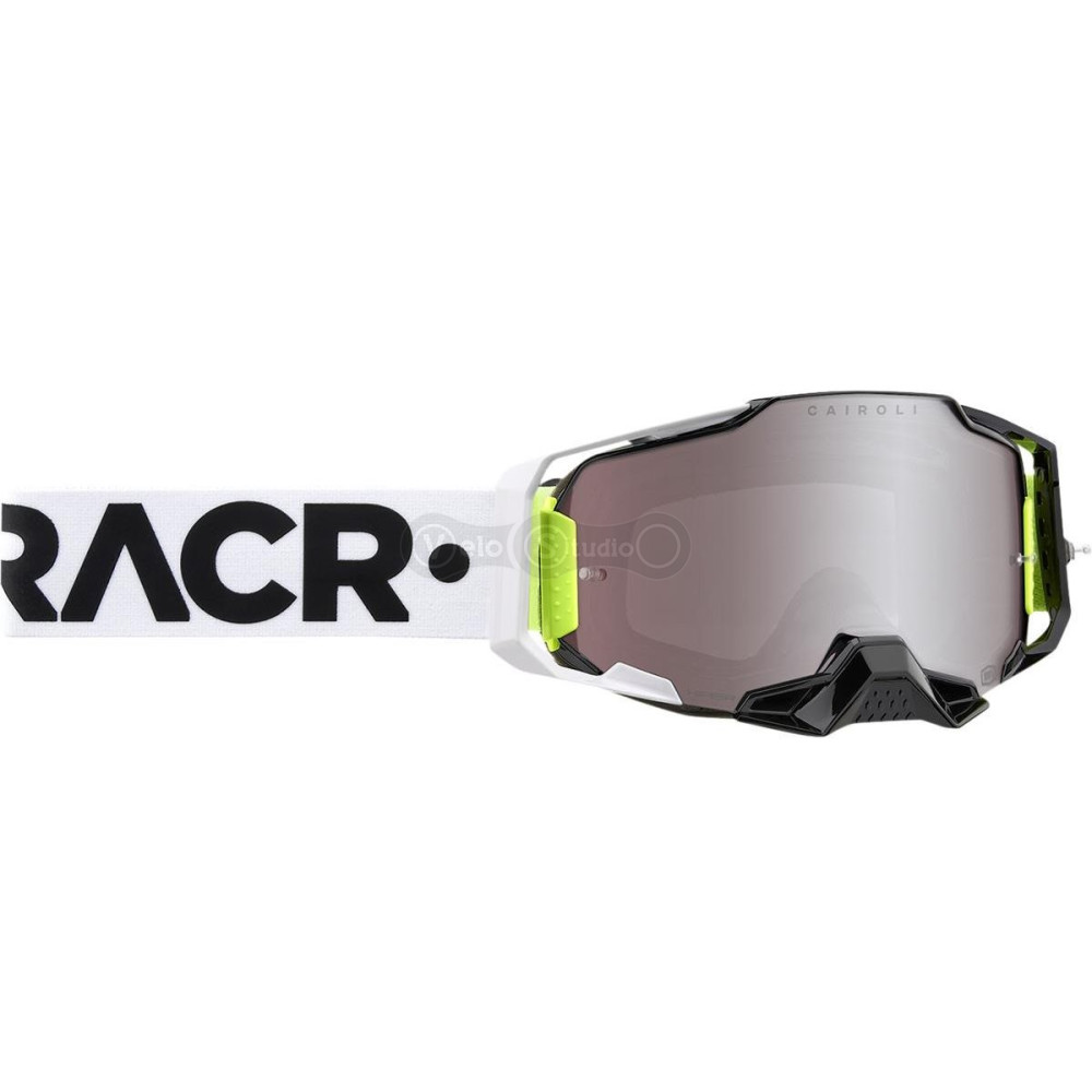 Маска Ride 100% Armega Goggle HiPER Racr - Silver Mirror Lens