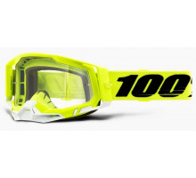 Маска Ride 100% Racecraft 2 Goggle Yellow - Clear Lens