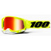 Маска Ride 100% Racecraft 2 Goggle Yellow - Mirror Red Lens