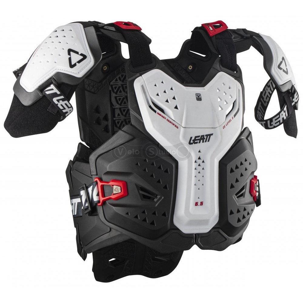 Мотозащита тела LEATT Chest Protector 6.5 Pro White S/M (160-172cm)