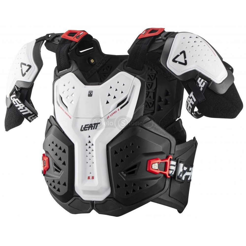 Мотозащита тела LEATT Chest Protector 6.5 Pro White S/M (160-172cm)